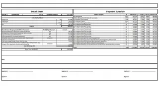 Costing Sheet